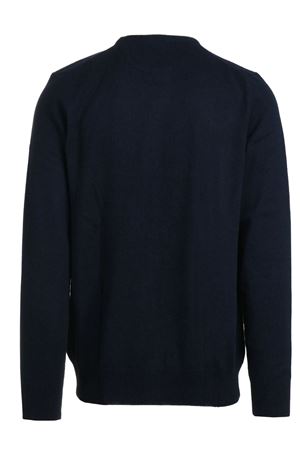 Maglione in lana blu RALPH LAUREN | 710876714001BLUE